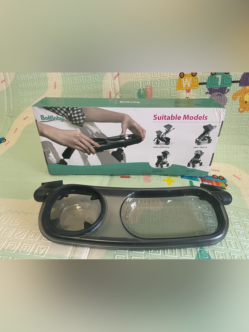 Snack Tray Fits for UPPAbaby Vista/Vista V2/Vista V3/Cruz/Cruz V2